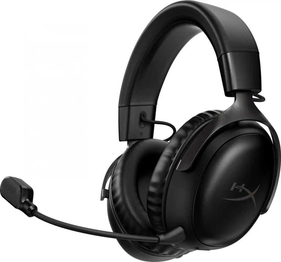 ⁨Słuchawki z mikrofonem HYPERX Cloud III Wireless Czarny Czarny⁩ w sklepie Wasserman.eu