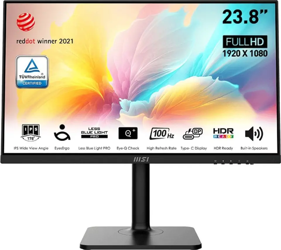 ⁨Monitor MSI MD2412P (23.8" /100Hz /1920 x 1080 /Czarny)⁩ w sklepie Wasserman.eu