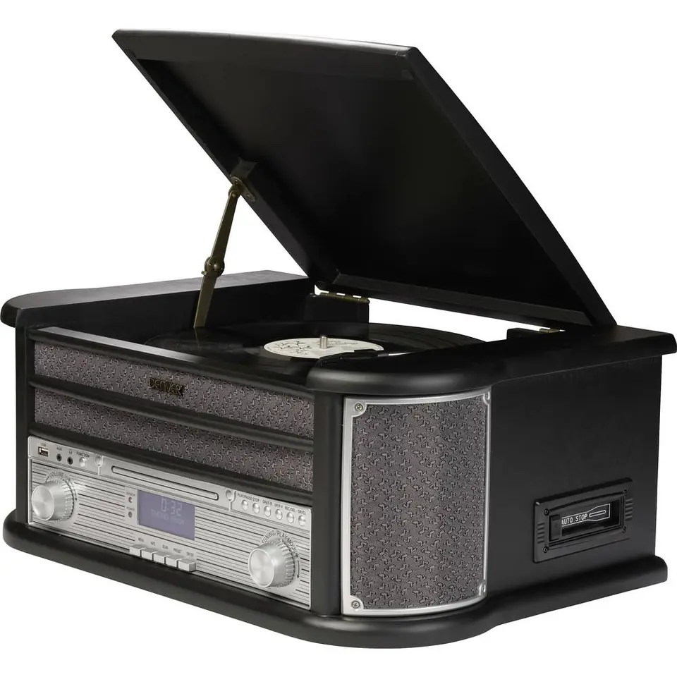 Gramofon DENVER MRD-51 BLACK w sklepie Wasserman.eu