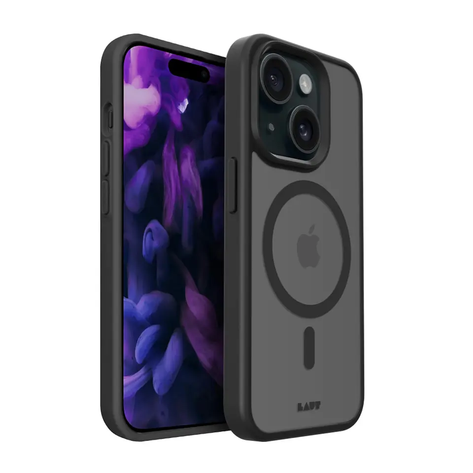 ⁨LAUT Huex Protect - obudowa ochronna do iPhone 14 Plus/ 15 Plus kompatybilna z MagSafe (black)⁩ w sklepie Wasserman.eu
