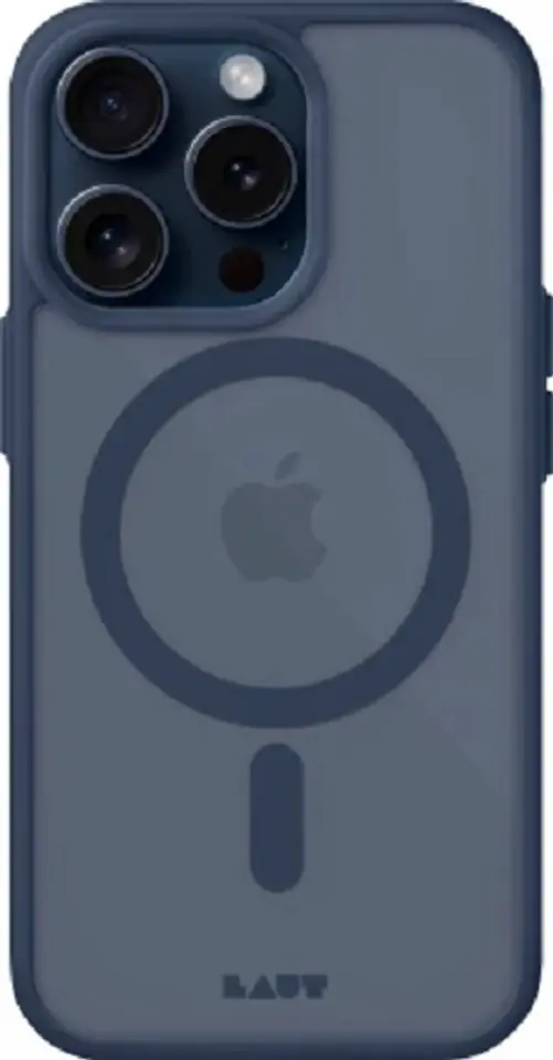 ⁨LAUT Huex Protect - obudowa ochronna do iPhone 15 Pro Max kompatybilna z MagSafe (dark blue)⁩ w sklepie Wasserman.eu
