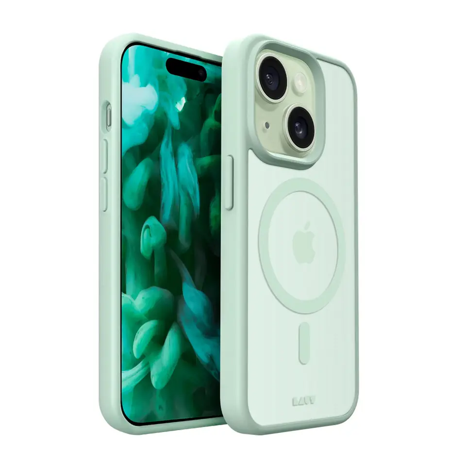 ⁨LAUT Huex Protect - obudowa ochronna do iPhone 14 Plus/ 15 Plus kompatybilna z MagSafe (mint)⁩ w sklepie Wasserman.eu
