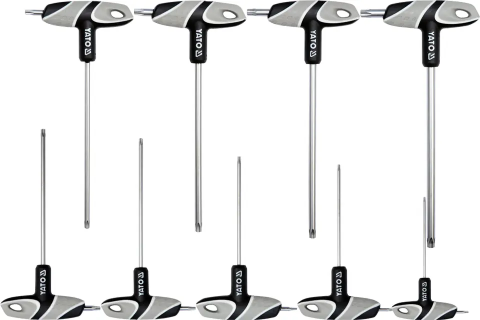 ⁨TORX SHANK WRENCH SET WITH HANDLE 9 PCS⁩ at Wasserman.eu
