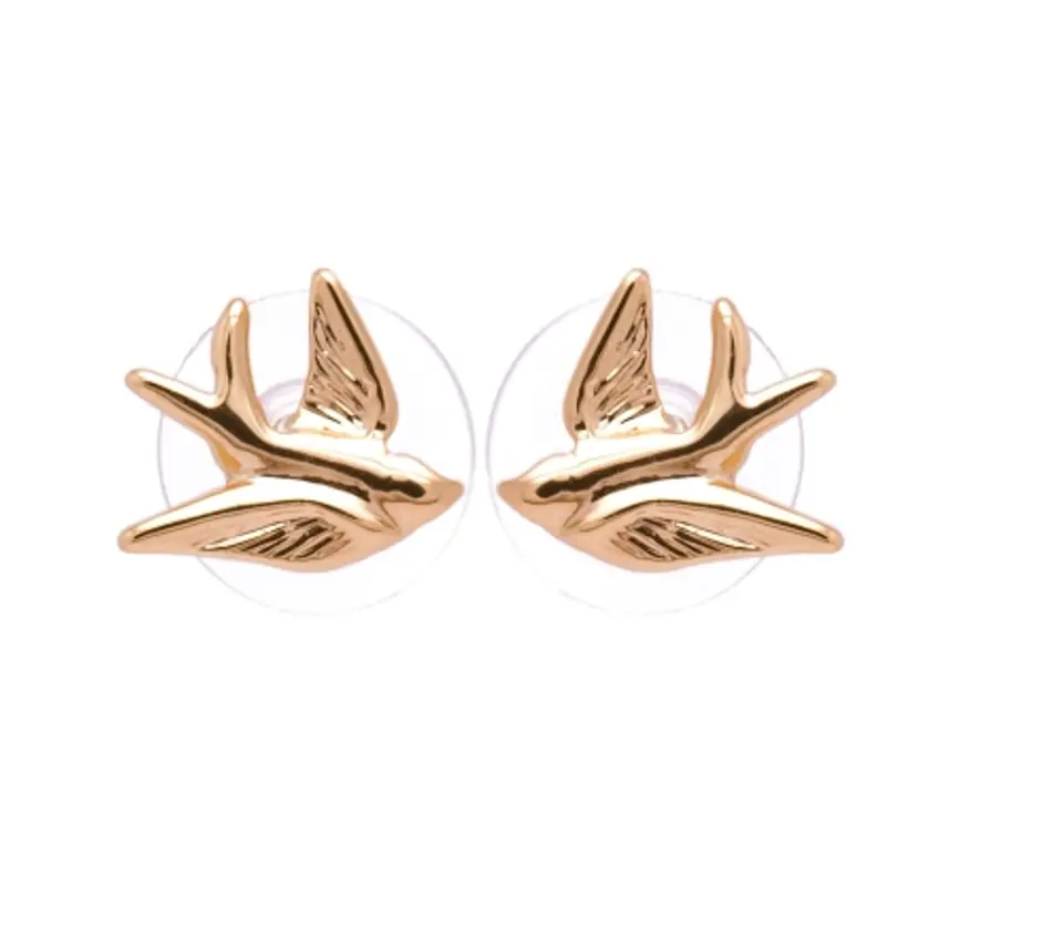 Swallow earrings in flight (P15/KDS/01AU) at Wasserman.eu