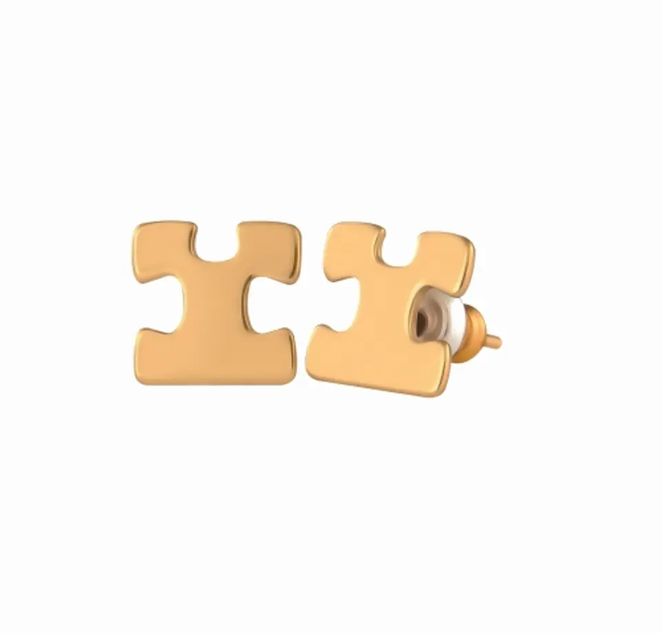 ⁨Kolczyki puzzle (P14446AU)⁩ w sklepie Wasserman.eu