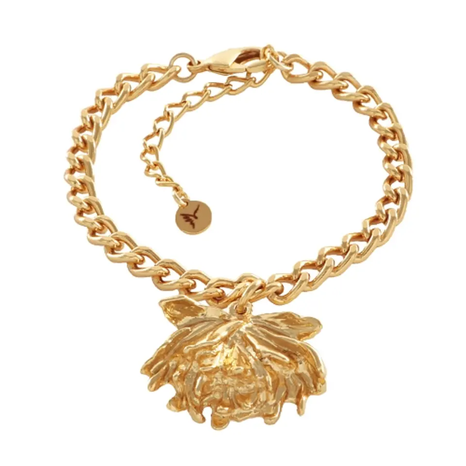 ⁨Bransoletka z kwiatem Piwonii z kolekcji Wedding Dream (B23/LAT/84AU)⁩ w sklepie Wasserman.eu