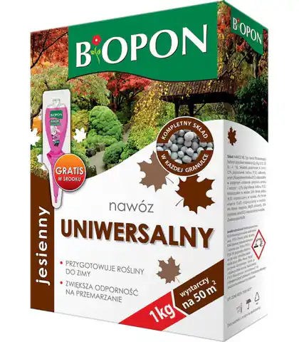 ⁨Nawóz jesienny uniwersalny Biopon 1kg⁩ w sklepie Wasserman.eu