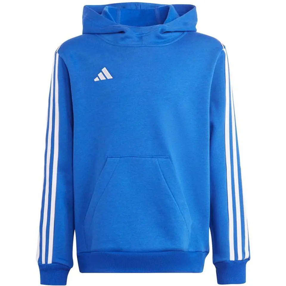 ⁨Bluza adidas Tiro 23 League Sweat Hoodie Jr (kolor Niebieski, rozmiar 152cm)⁩ w sklepie Wasserman.eu