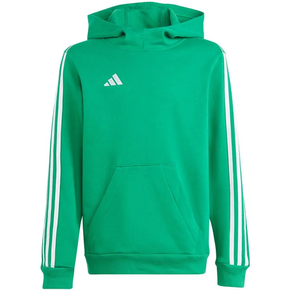 ⁨Bluza adidas Tiro 23 League Sweat Hoodie Jr (kolor Zielony, rozmiar 116cm)⁩ w sklepie Wasserman.eu