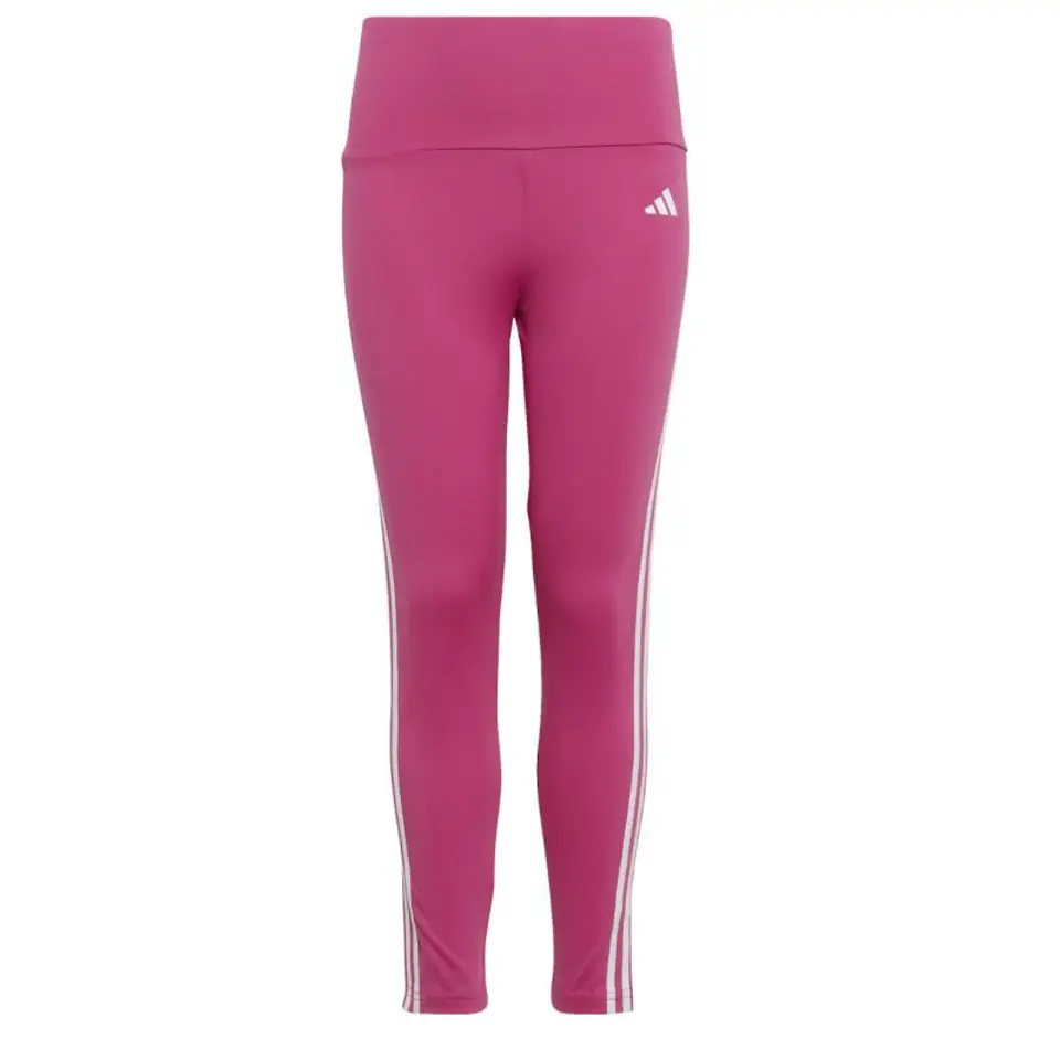 ⁨Legginsy adidas Essentials Aerorady 3-Stripes High-Waisted Tight Jr (kolor Różowy, rozmiar 152cm)⁩ w sklepie Wasserman.eu