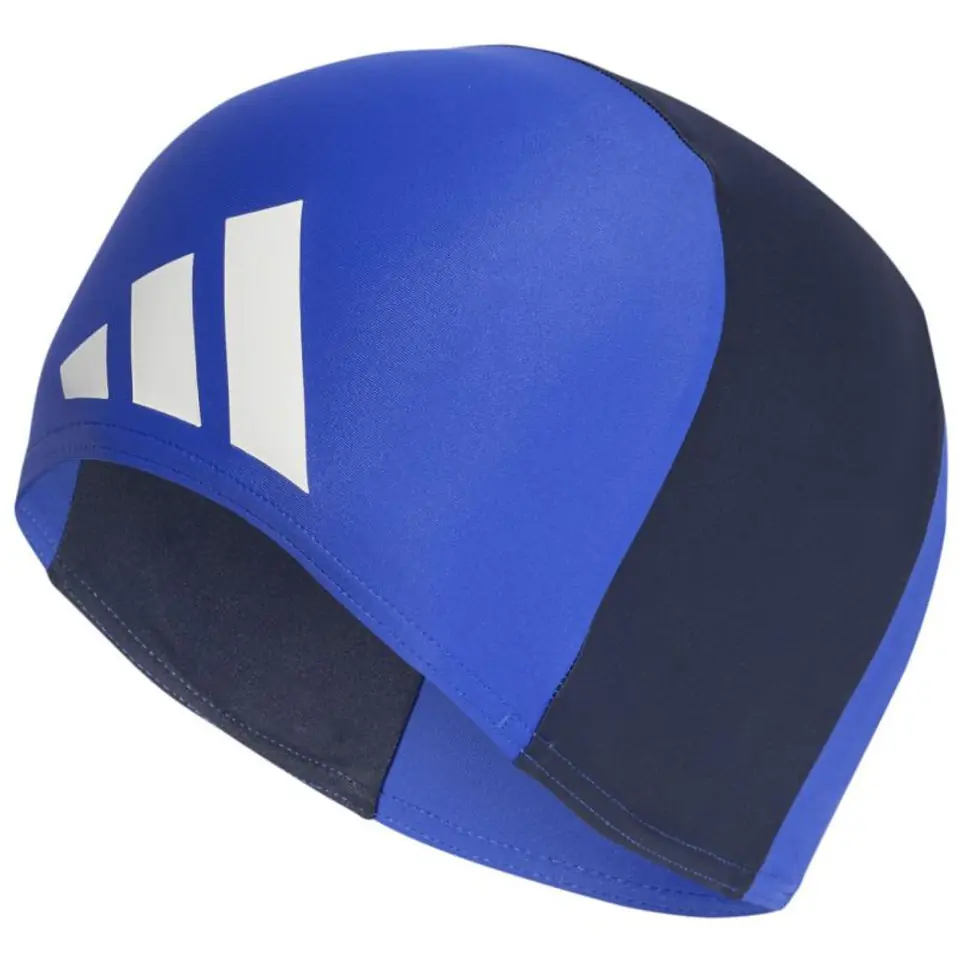 ⁨Czepek adidas Fabric Swim Cap Jr (kolor Niebieski)⁩ w sklepie Wasserman.eu