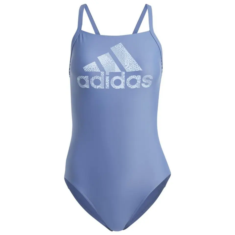 ⁨Kostium kąpielowy adidas Big Logo W (kolor Niebieski, rozmiar 46)⁩ w sklepie Wasserman.eu