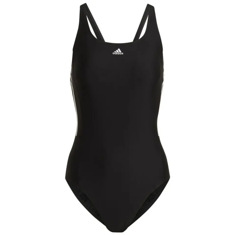 ⁨Kostium kąpielowy adidas Mid 3-Stripes W (kolor Czarny, rozmiar 34)⁩ w sklepie Wasserman.eu