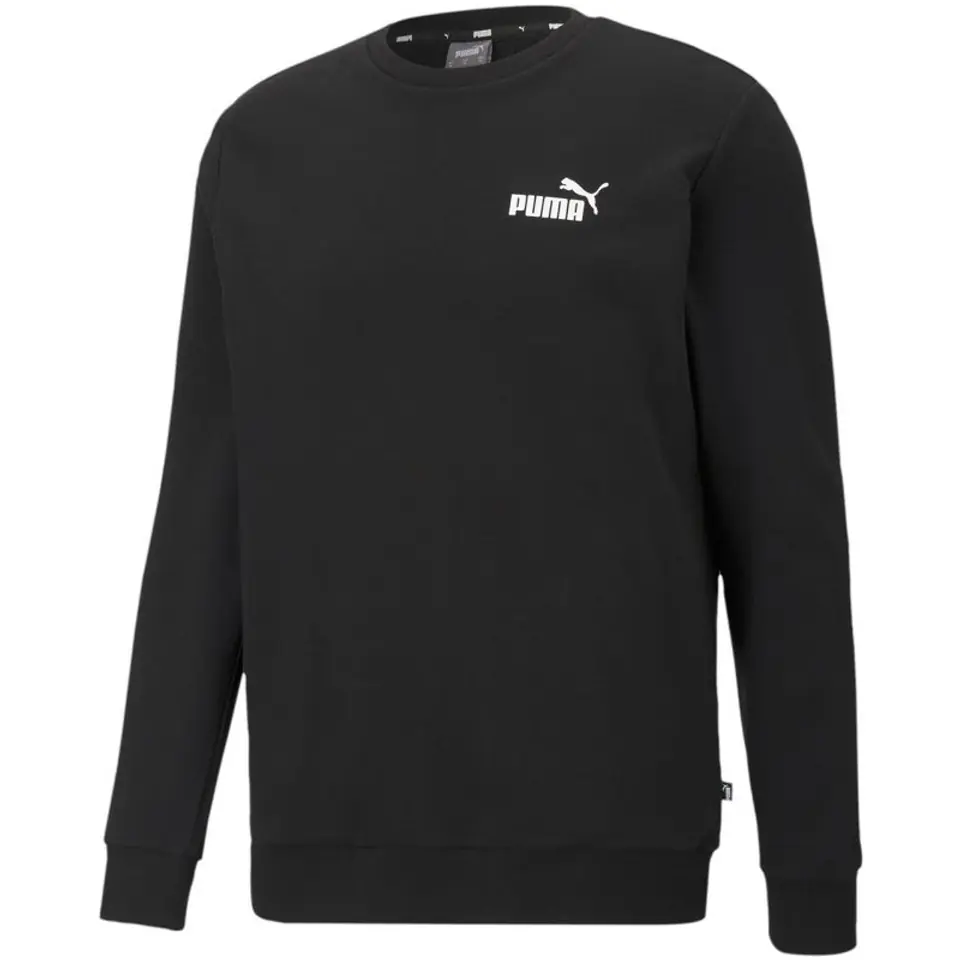 ⁨Bluza Puma ESS Small Logo Crew M 586684 (kolor Czarny, rozmiar M)⁩ w sklepie Wasserman.eu