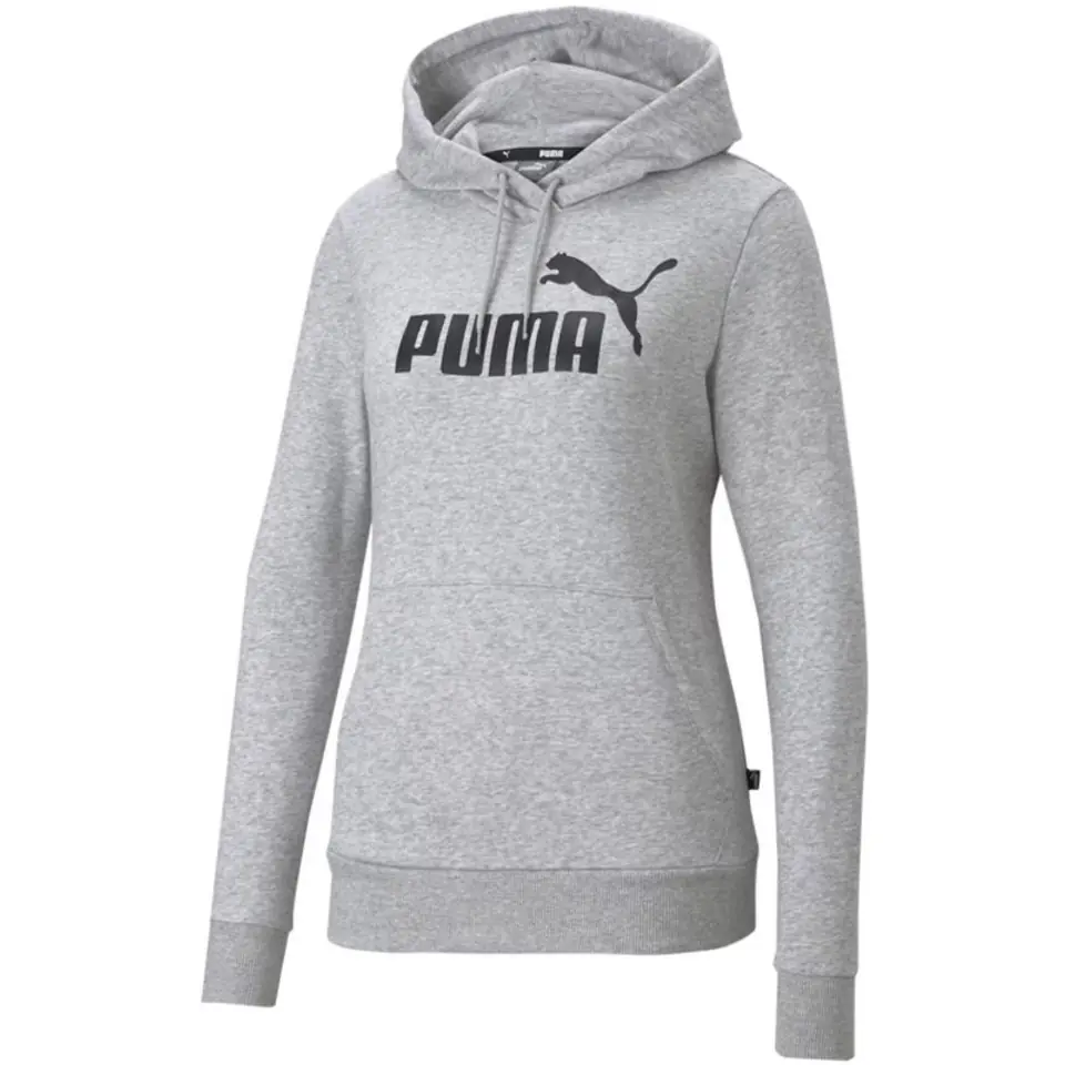 ⁨Women's Puma ESS Logo Hoodie TR grey 586791 04⁩ at Wasserman.eu