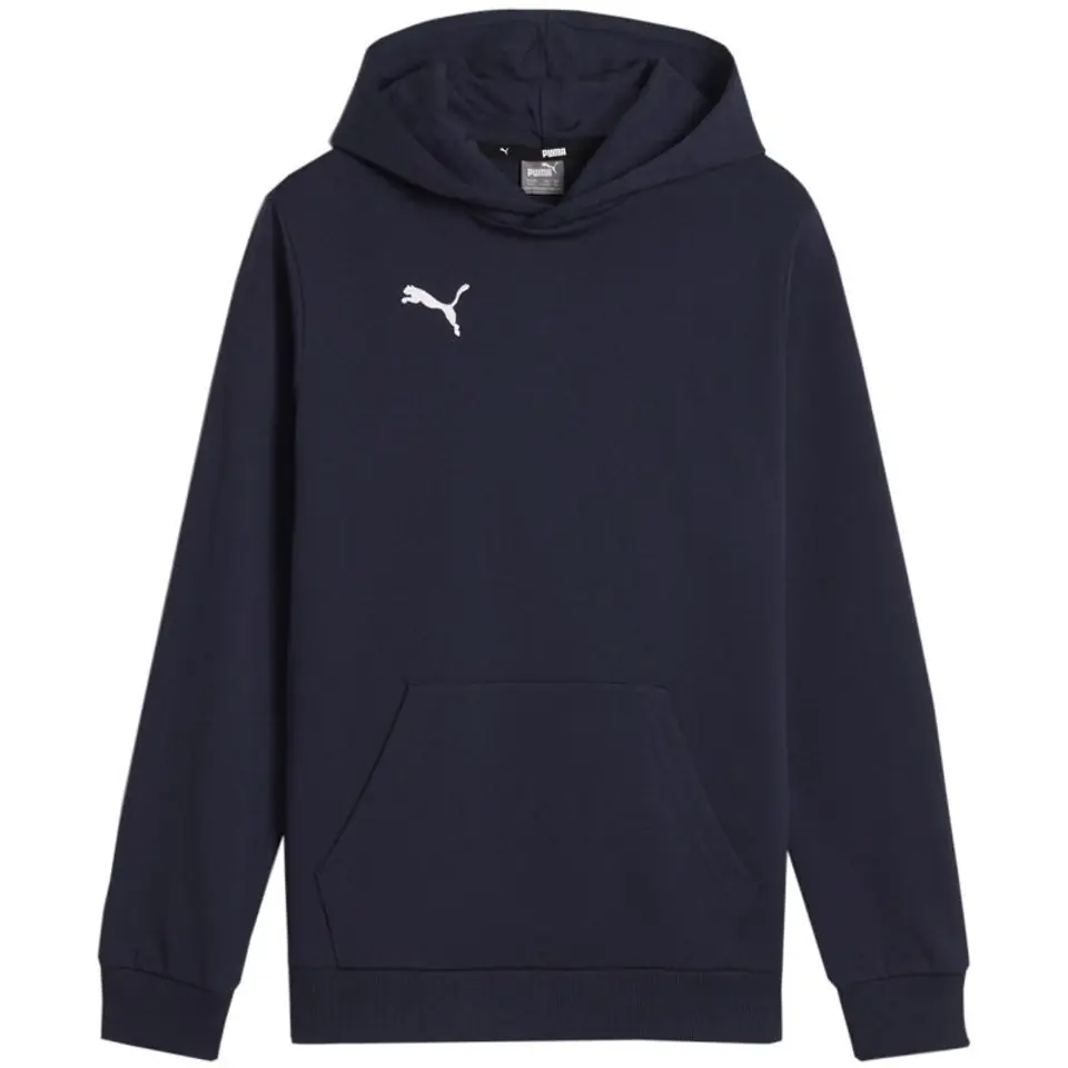 ⁨Bluza dla dzieci Puma Team Goal Casuals Hoddy granatowa 658619 06 164cm⁩ at Wasserman.eu