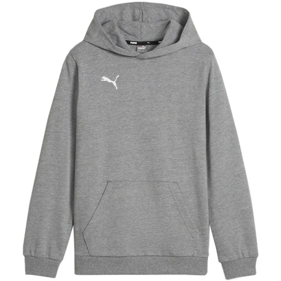 ⁨Bluza dla dzieci Puma Team Goal Casuals Hoddy szara 658619 33 140cm⁩ at Wasserman.eu