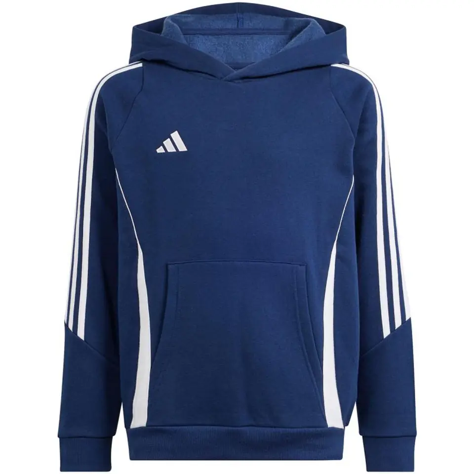 ⁨Bluza dla dzieci adidas Tiro 24 Hooded Sweat granatowa IR7504 116cm⁩ at Wasserman.eu