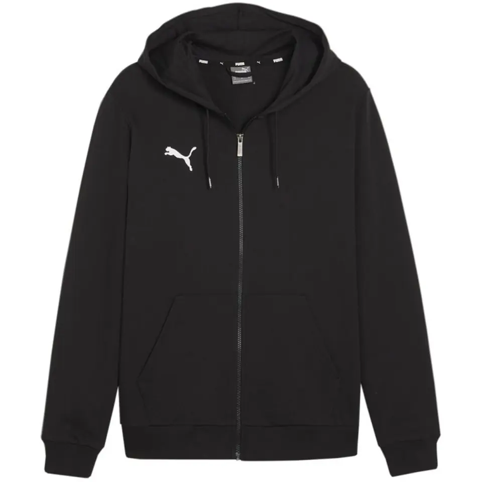 ⁨Puma Team Goal Casuals Hooded men's sweatshirt black 658595 03⁩ at Wasserman.eu