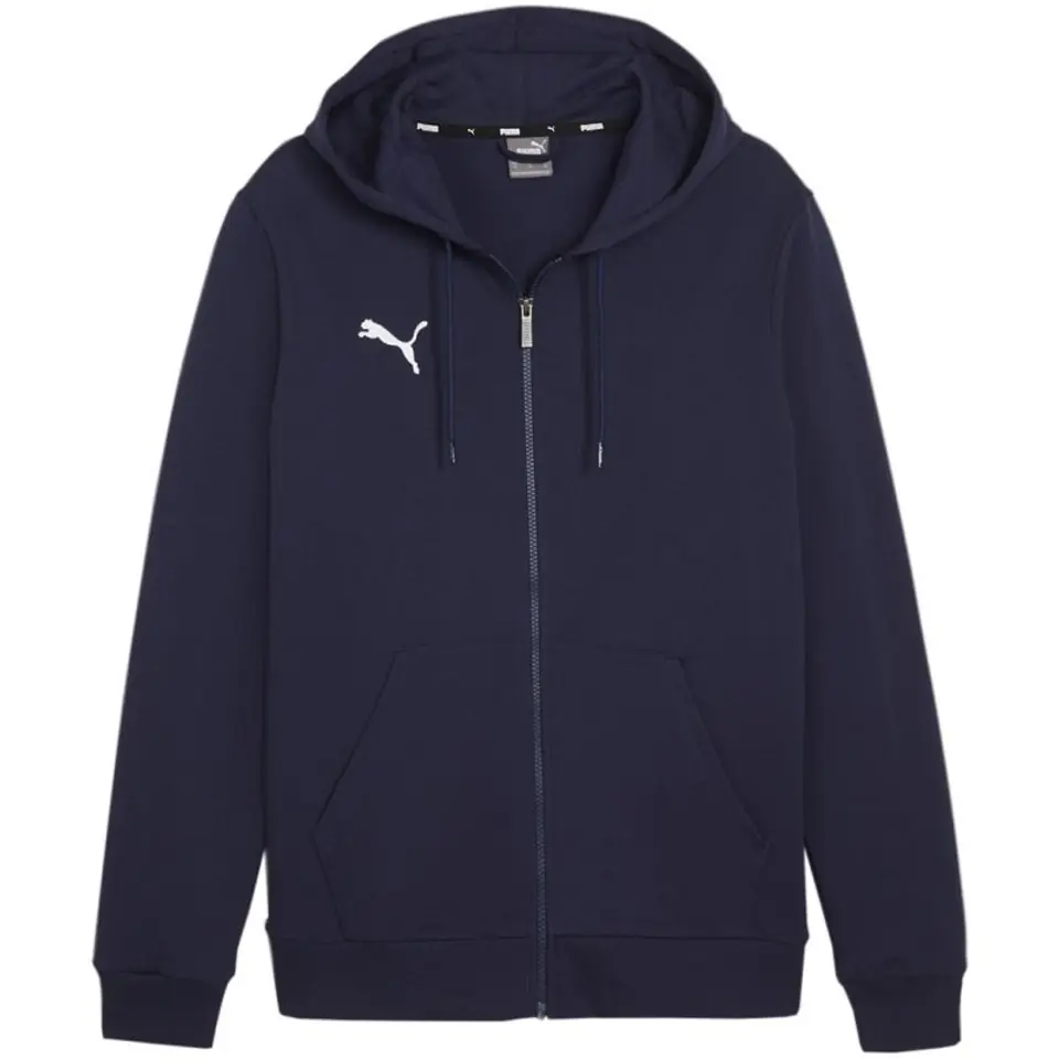 ⁨Bluza Puma Team Goal Casuals Hooded M 658595 (kolor Granatowy, rozmiar M)⁩ w sklepie Wasserman.eu