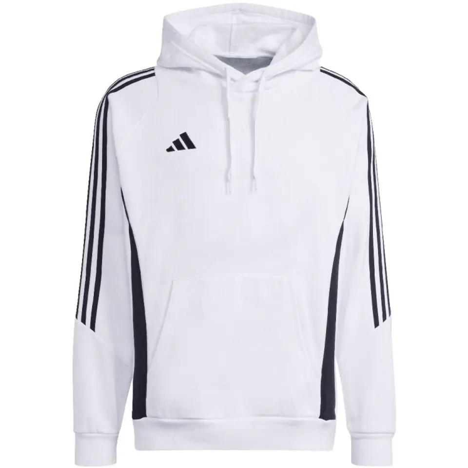 ⁨Bluza adidas Tiro 24 Sweat Hooded M (kolor Biały, rozmiar M)⁩ w sklepie Wasserman.eu