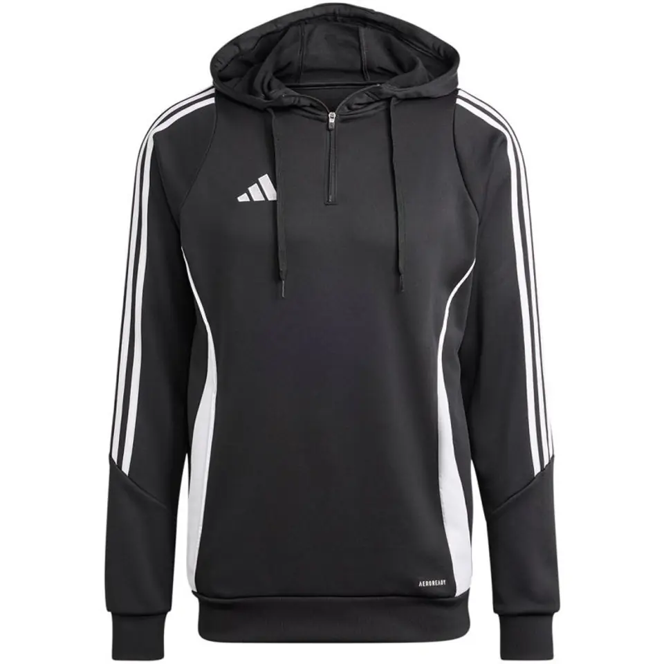 ⁨Bluza adidas Tiro 24 Training Hoodie M (kolor Czarny, rozmiar S)⁩ w sklepie Wasserman.eu