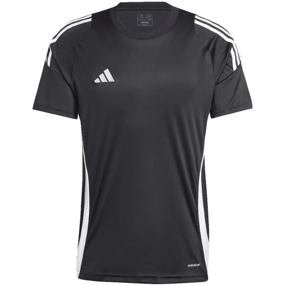 ⁨Koszulka adidas Tiro 24 Jersey M (kolor Czarny, rozmiar 2XL)⁩ w sklepie Wasserman.eu