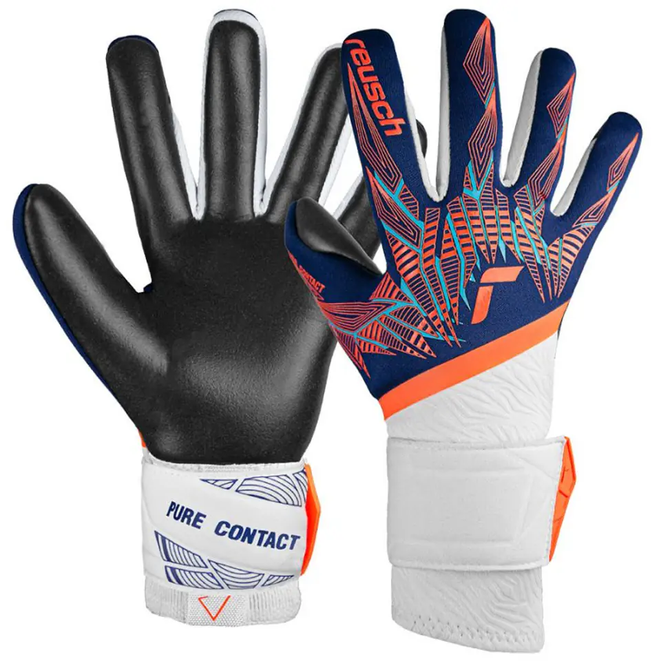 ⁨Rękawice Reusch Pure Contact Gold M 54 70 (kolor Granatowy, rozmiar 8.5)⁩ w sklepie Wasserman.eu