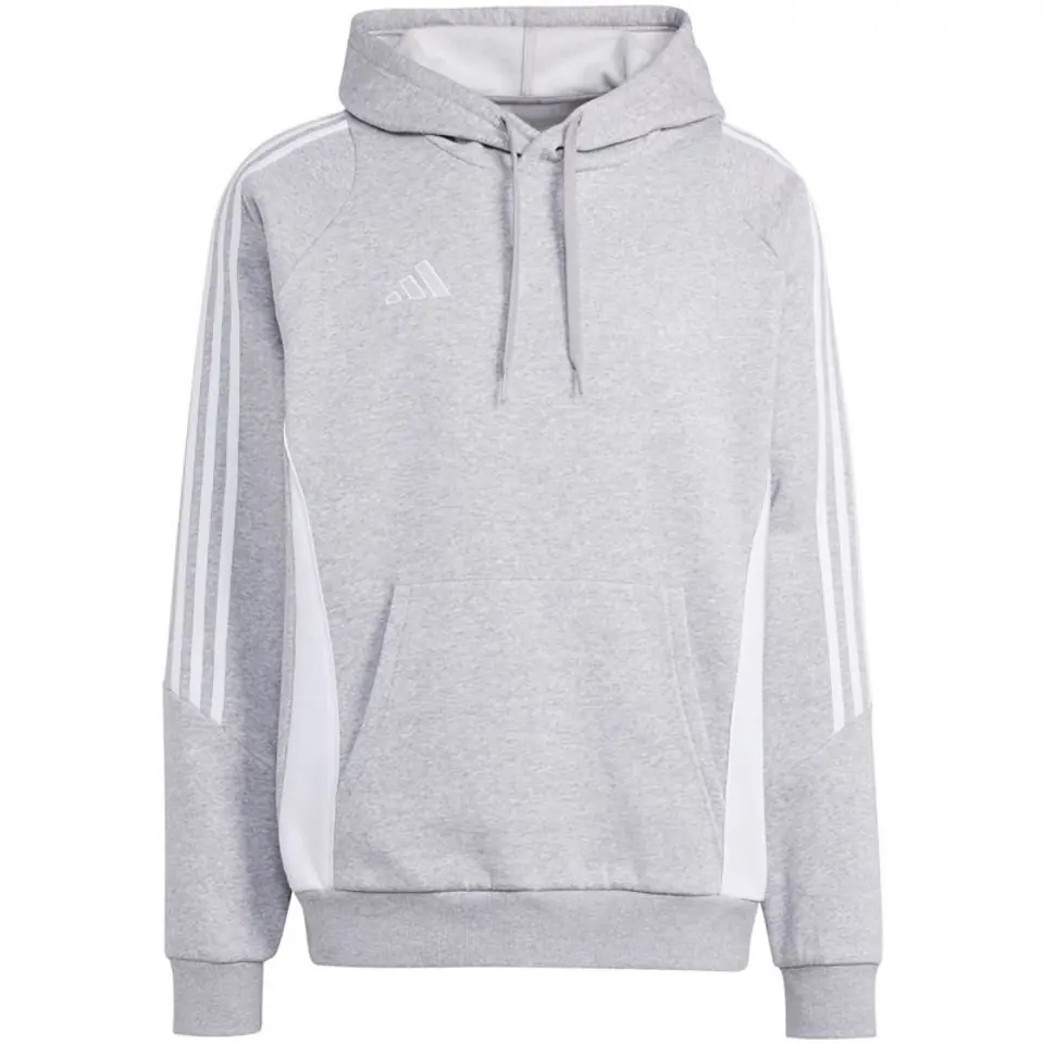 ⁨Bluza adidas Tiro 24 Sweat Hooded M (kolor Szary/Srebrny, rozmiar S)⁩ w sklepie Wasserman.eu