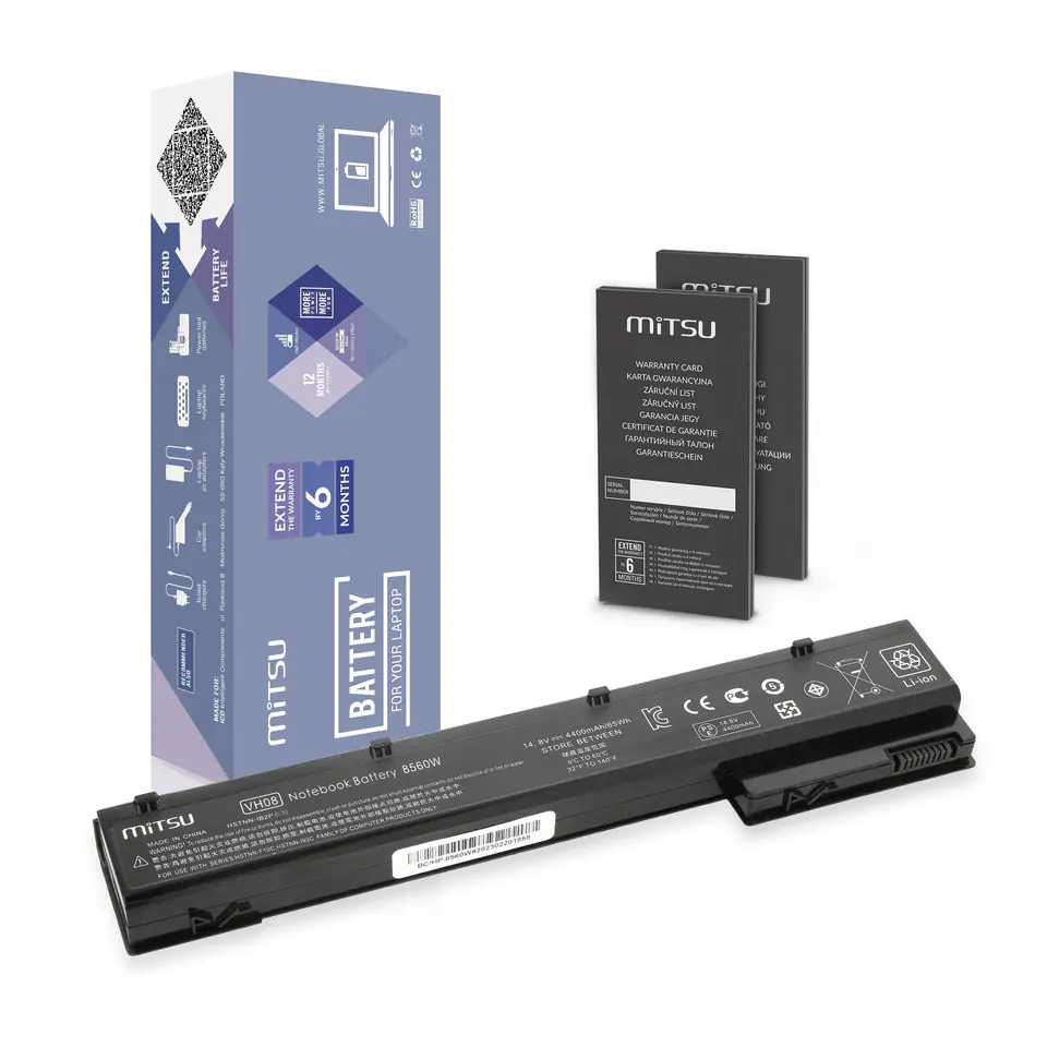 Bateria Mitsu do HP EliteBook 8560w, 8760w w sklepie Wasserman.eu