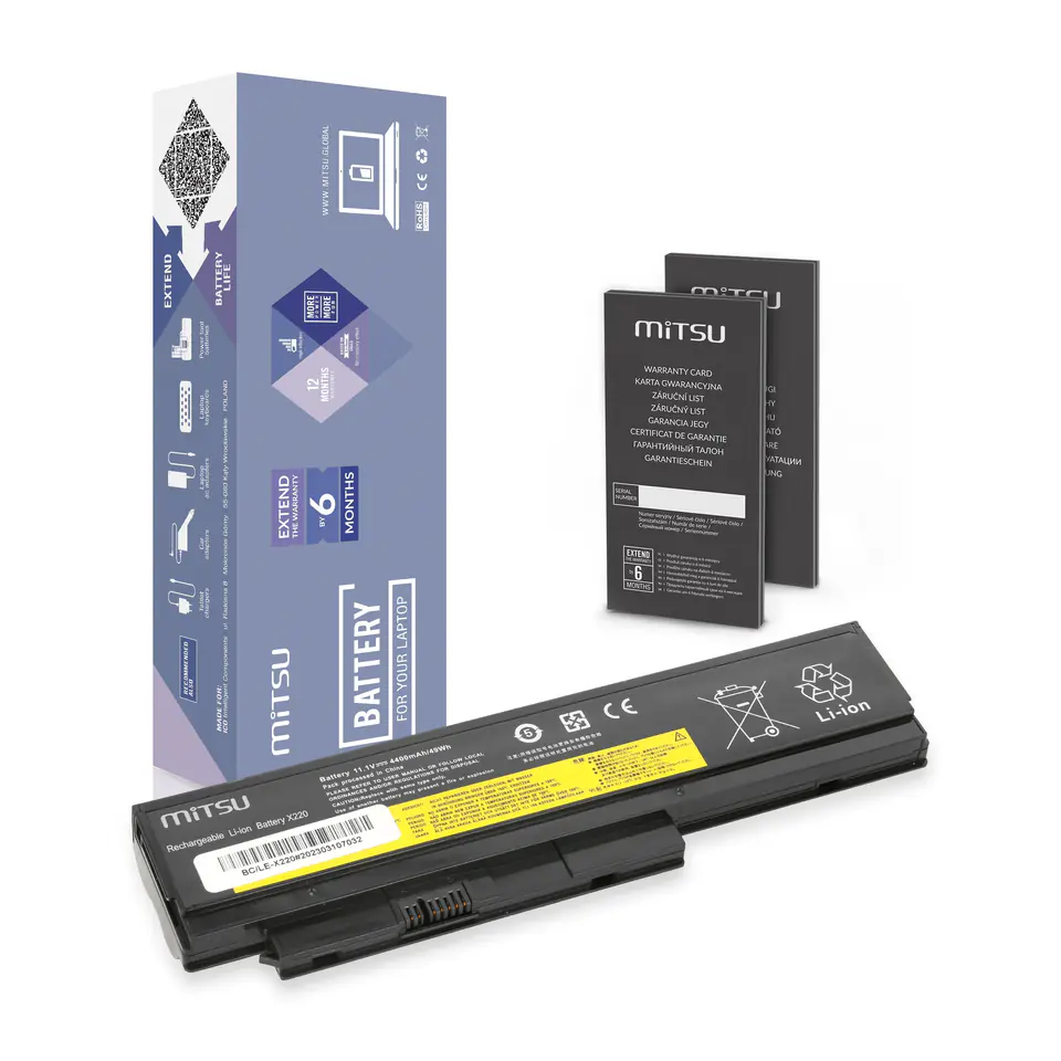 ⁨Bateria Mitsu do Lenovo X220⁩ w sklepie Wasserman.eu
