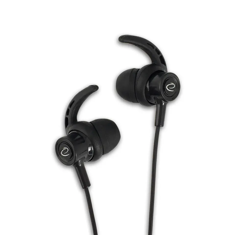 ⁨EH199K Esperanza in-ear headphones with microphone eh199 black⁩ at Wasserman.eu