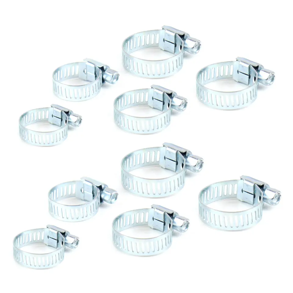 ⁨Screw clamps set of 10 pcs blister⁩ at Wasserman.eu