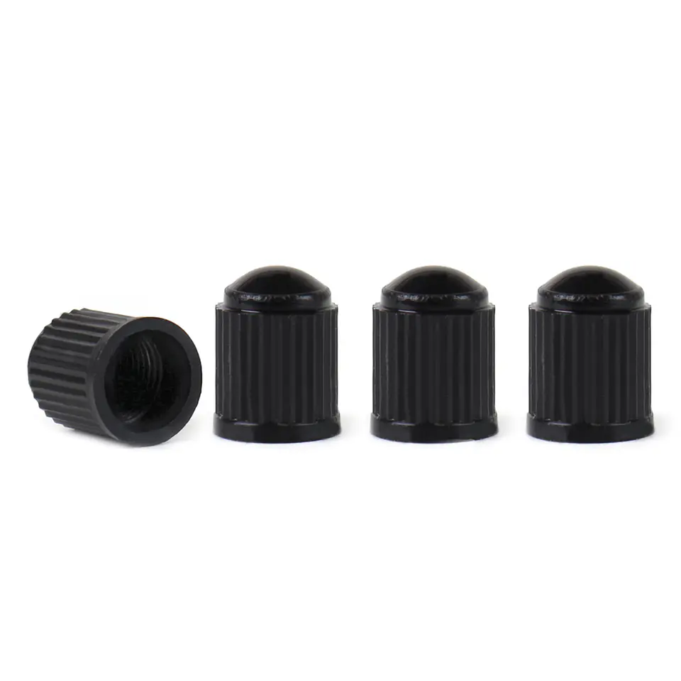 ⁨Plastic nuts for valves - black 4 pcs.⁩ at Wasserman.eu