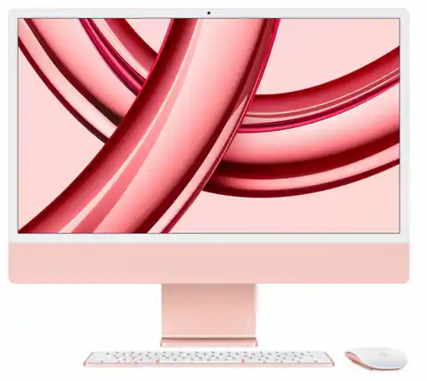 ⁨Komputer All-in-One APPLE iMac 24 Różowy (8GB/SSD512GB)⁩ w sklepie Wasserman.eu