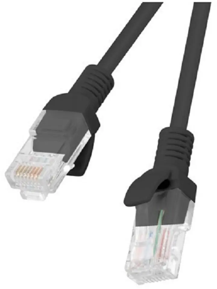 ⁨LANBERG PCU5-20CC-0150-BK 1.5 Patchcord⁩ w sklepie Wasserman.eu