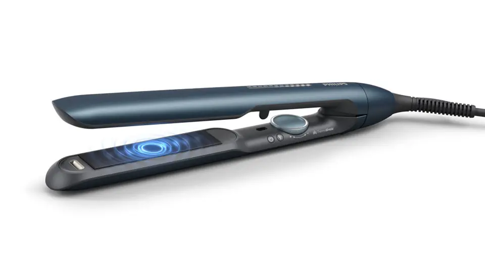 ⁨Philips 7000 series BHS732/00 hair styling tool Straightening iron Warm Black 2 m⁩ at Wasserman.eu