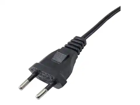 ⁨Kabel zasilający AKYGA 1x Zasilanie IEC 60320 C7 0.5m. AK-RD-04A⁩ w sklepie Wasserman.eu