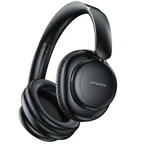 ⁨AWEI słuchawki nauszne A996 Pro ANC Bluetooth czarny/black⁩ w sklepie Wasserman.eu