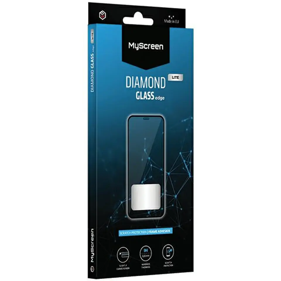 ⁨MSP Diamond Glass Lite Edge FG Xiaomi Poco C3/C31 black/black Full Glue⁩ at Wasserman.eu