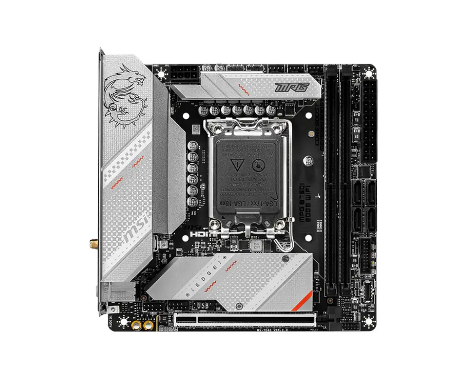 ⁨MSI MPG B760I EDGE WIFI motherboard Intel B760 LGA 1700 mini ATX⁩ at Wasserman.eu