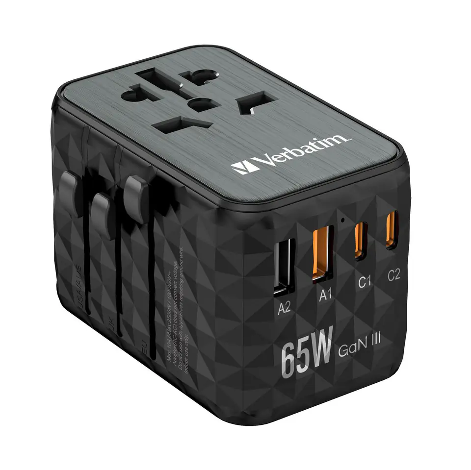 ⁨VERBATIM WALL CHARGER ŁADOWARKA ŚCIENNA GAN 65W 32120⁩ at Wasserman.eu