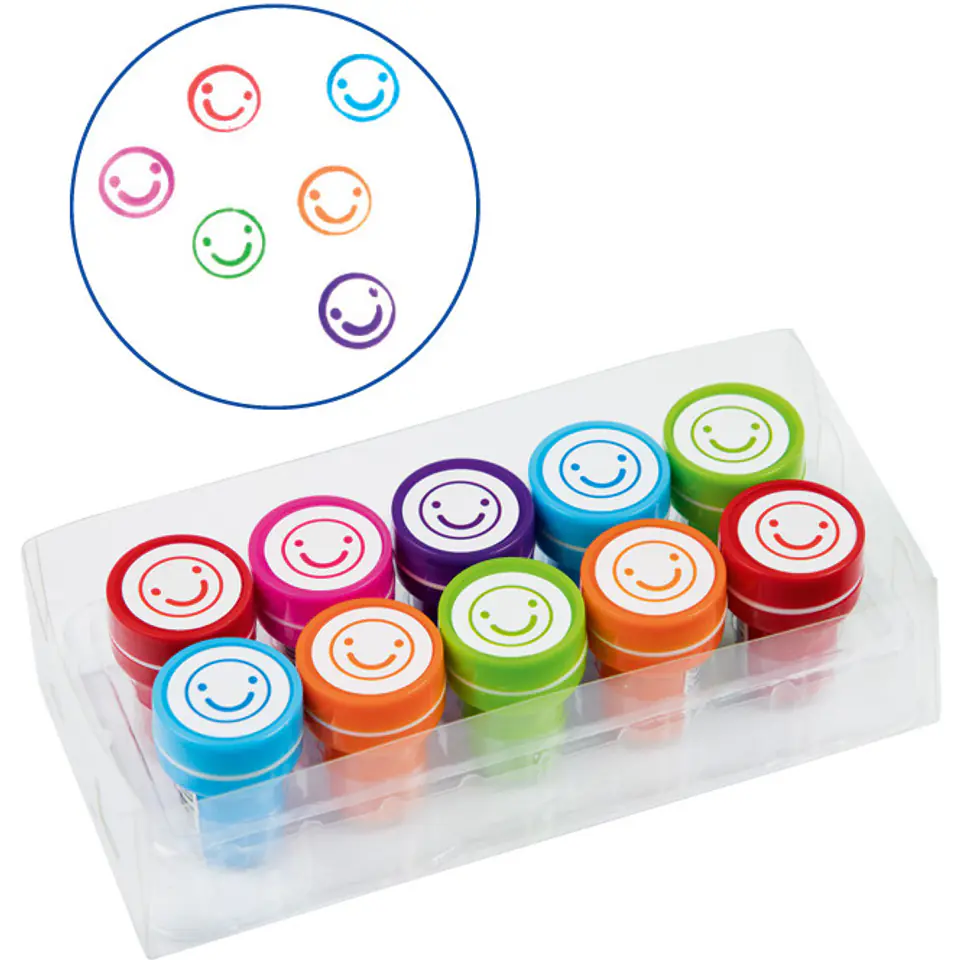 ⁨Pieczątki FIORELLO GR-FF-10U buźka uśmiech 170-2493⁩ w sklepie Wasserman.eu