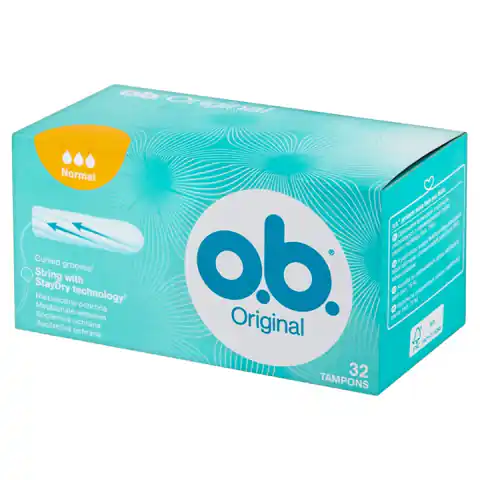 ⁨O.B.Original Normal tampony 1 op.-32szt⁩ w sklepie Wasserman.eu