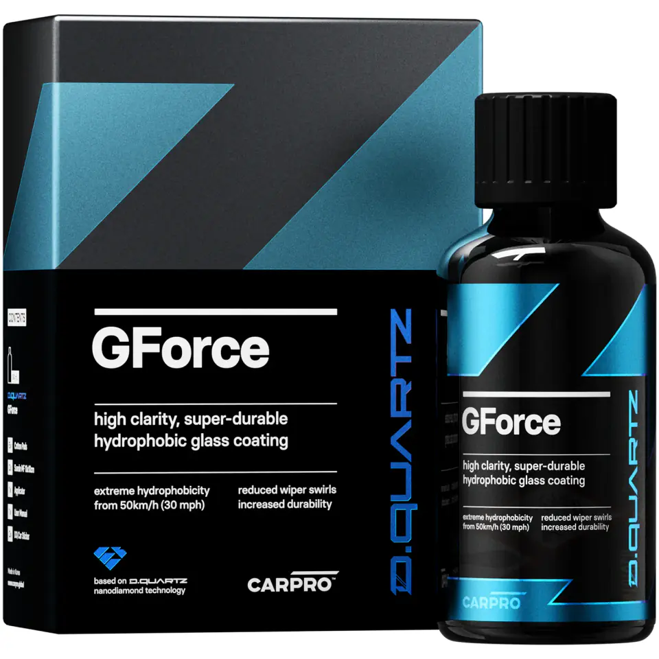 ⁨CarPro GForce 50ml - nanodiamentowa powłoka do szyb⁩ w sklepie Wasserman.eu