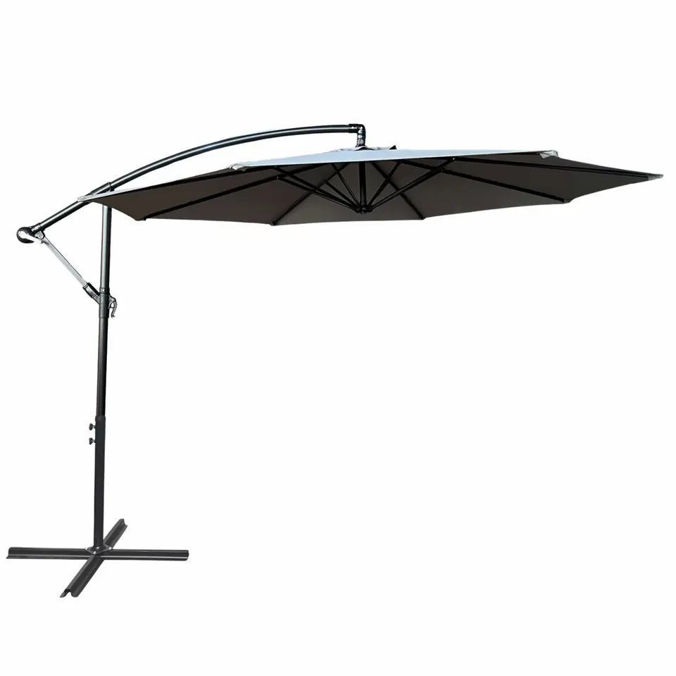 PARASOL OGRODOWY ASTER JASNOSZARY w sklepie Wasserman.eu