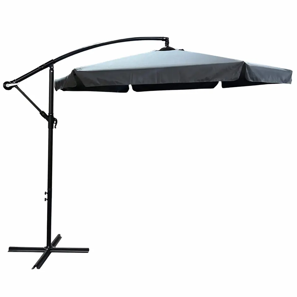 PARASOL OGRODOWY CYNIA CIEMNOSZARY w sklepie Wasserman.eu