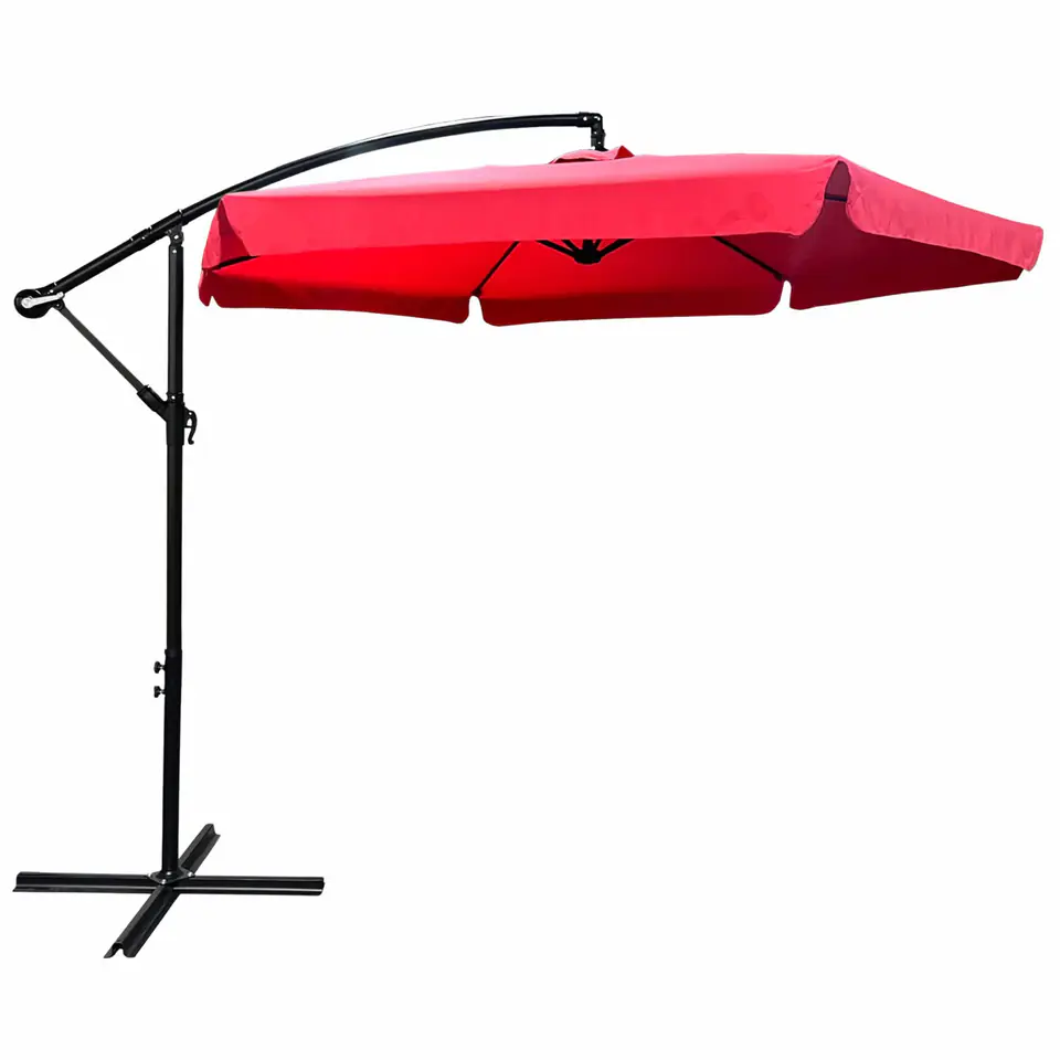 PARASOL OGRODOWY CYNIA CZERWONY w sklepie Wasserman.eu