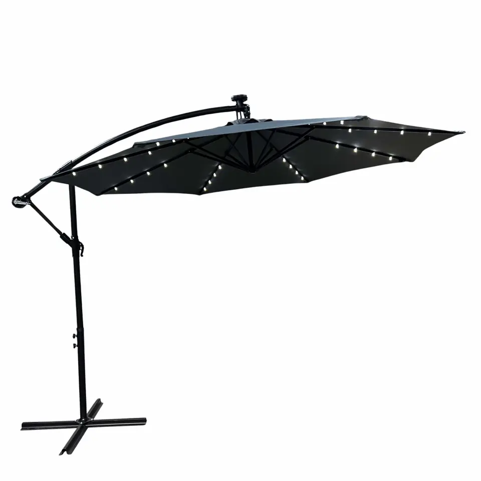 PARASOL OGRODOWY MILIN CIEMNOSZARY w sklepie Wasserman.eu