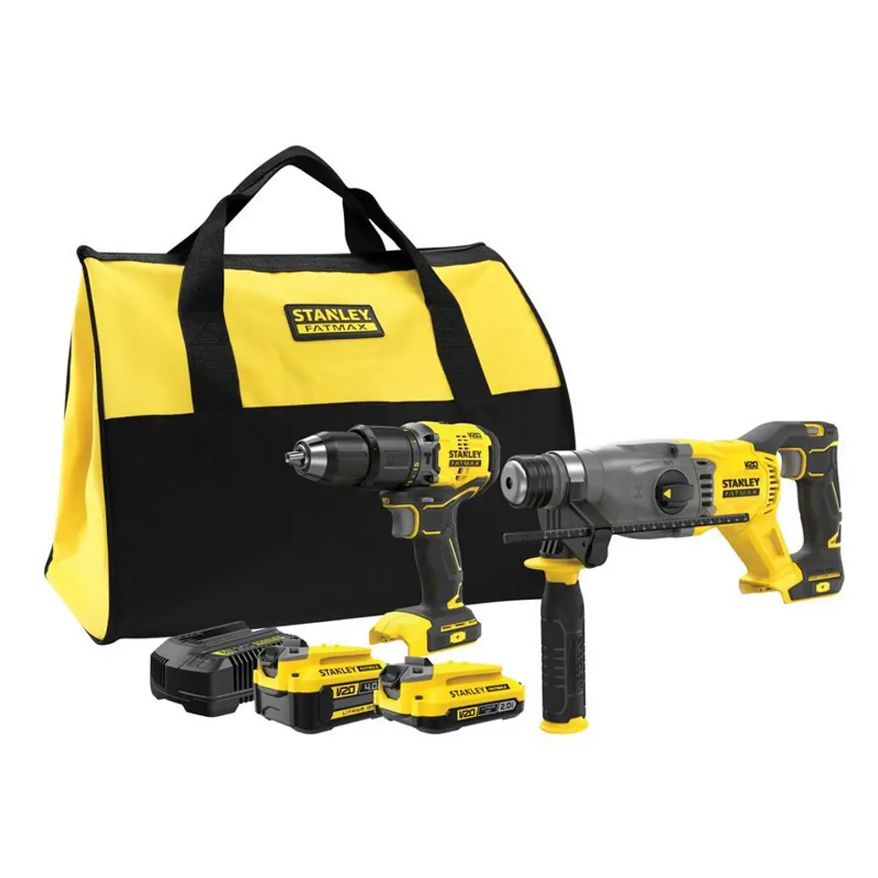 ZESTAW 18V V20 SFMCD715+SFMCH900 1*4.0AH 1*2.0AH TORBA w sklepie Wasserman.eu